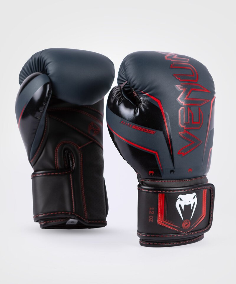 Venum Venum Elite Evo Muay Thai Boxing Gloves Navy Black Red