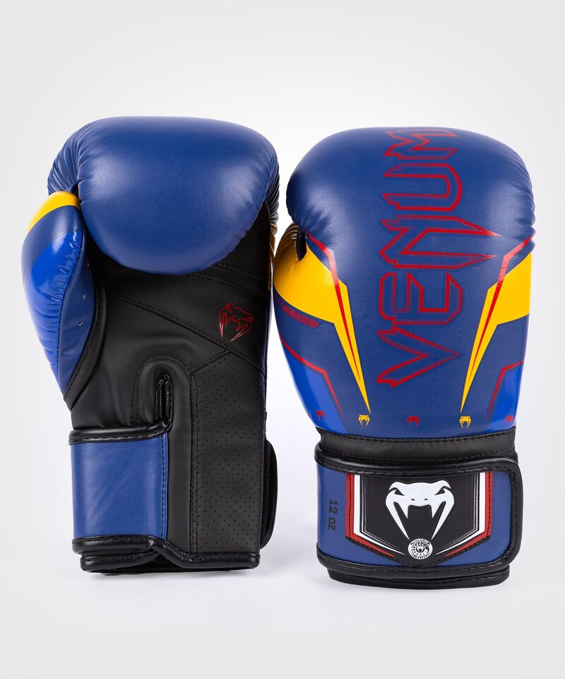 Venum Venum Elite Evo Muay Thai Boxhandschuhe Blau Gelb