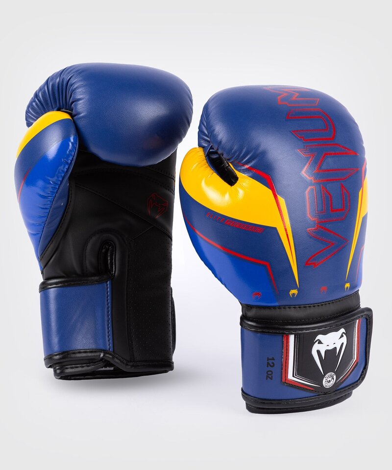 Venum Venum Elite Evo Muay Thai Boxhandschuhe Blau Gelb