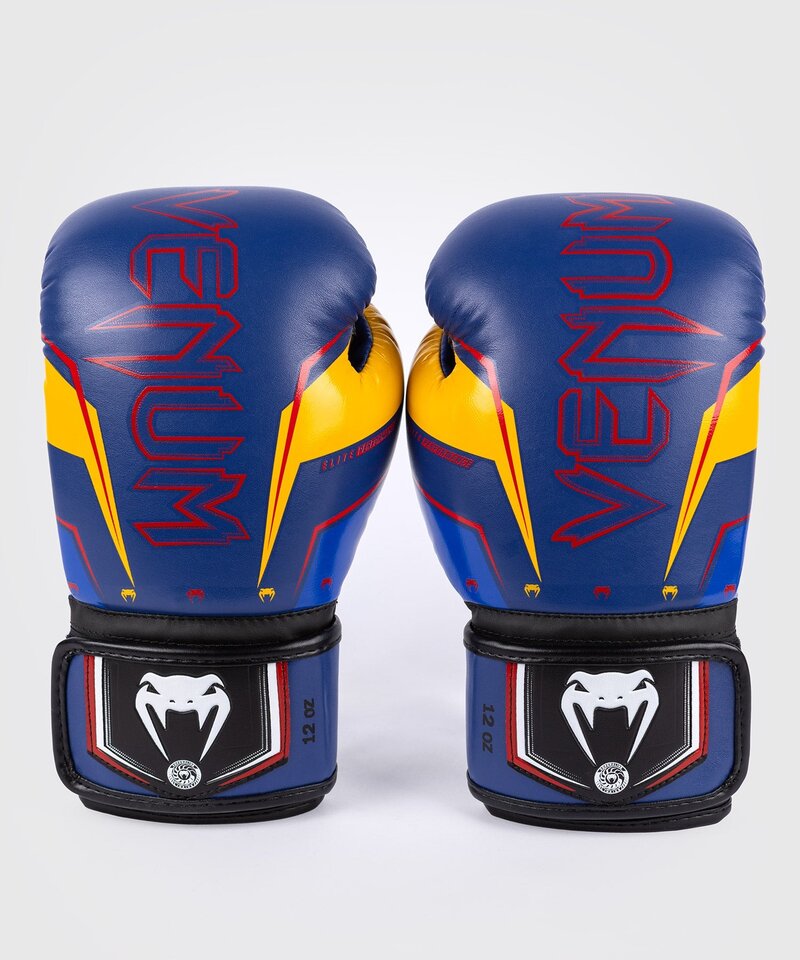 Venum Venum Elite Evo Muay Thai Boxing Gloves Blue Yellow