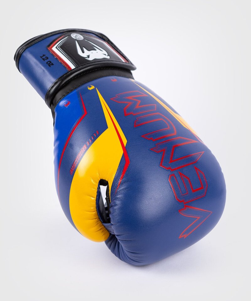 Venum Venum Elite Evo Muay Thai Bokshandschoenen Blauw Geel