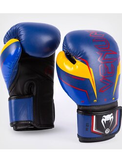 Venum Venum Elite Evo Muay Thai Bokshandschoenen Blauw Geel