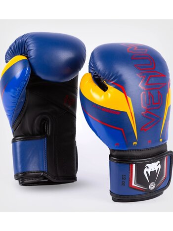 Venum Venum Elite Evo Muay Thai Bokshandschoenen Blauw Geel