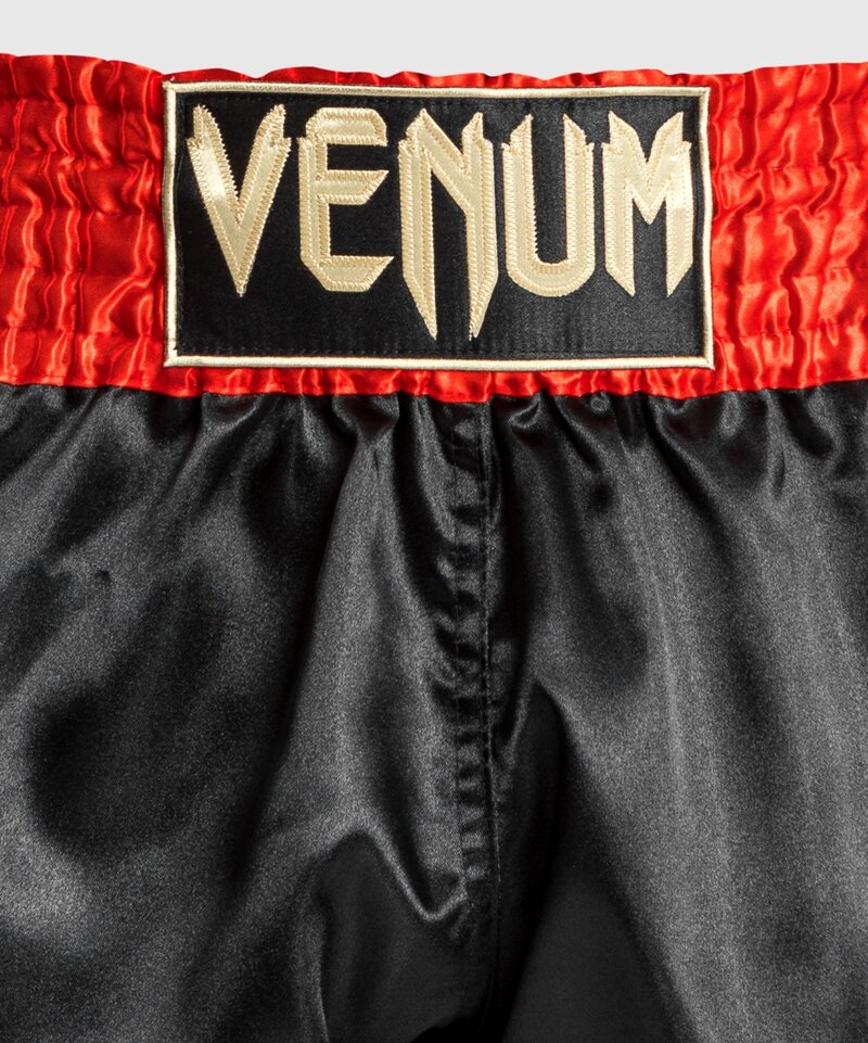 Venum Venum Classic Muay Thai Shorts Rood Zwart Goud