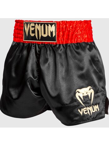 Venum Venum Classic Muay Thai Shorts Rot Schwarz Gold