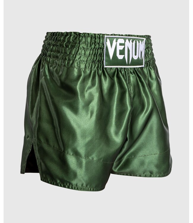 Venum Classic Muay Thai Kickboxing Shorts Khaki White