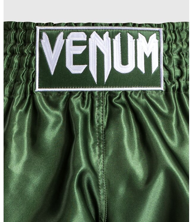 Venum Classic Muay Thai Kickboxing Shorts Khaki White