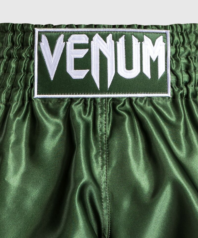 Venum Venum Classic Muay Thai Kickboxing Shorts Khaki White