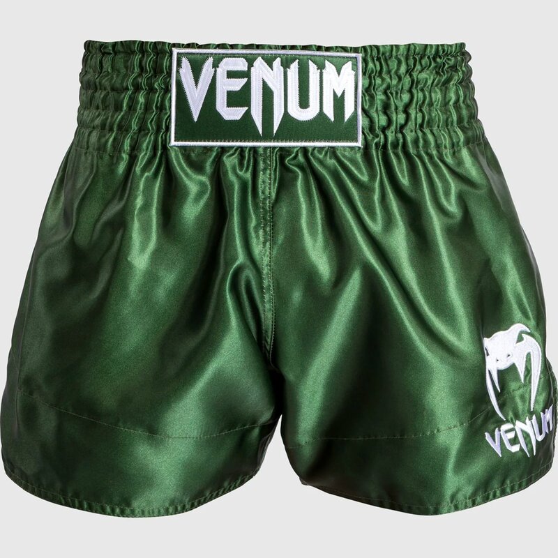 Venum Venum Classic Muay Thai Shorts Khaki Weiß