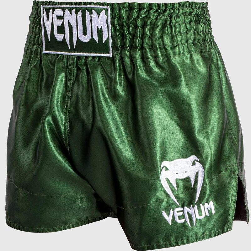 Venum Venum Classic Muay Thai Shorts Kaki Wit