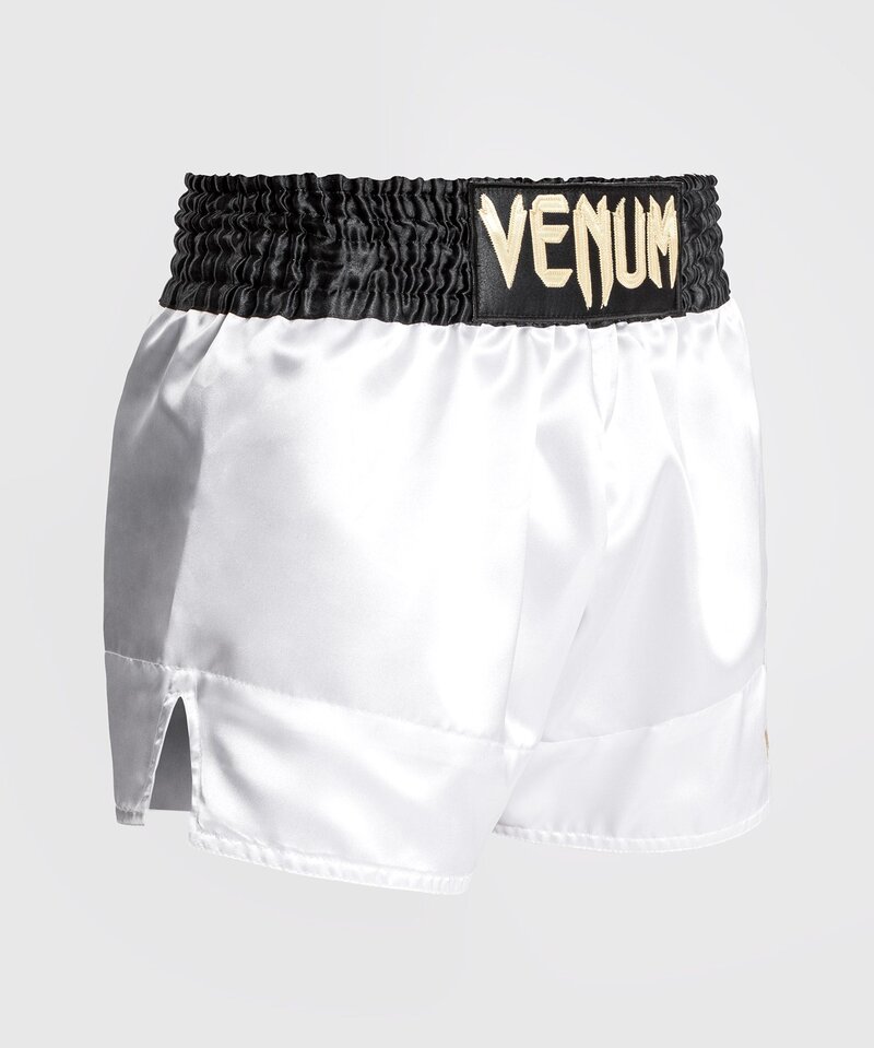 Venum Venum Classic Muay Thai Shorts Black White Gold