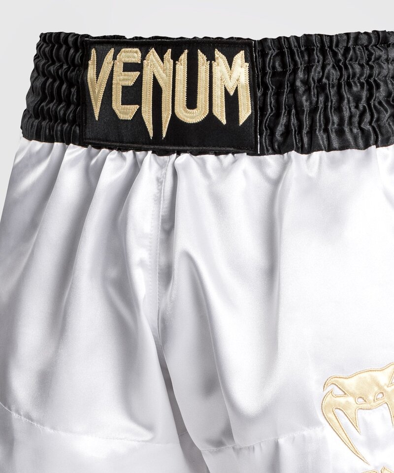 Venum Venum Classic Muay Thai Shorts Black White Gold