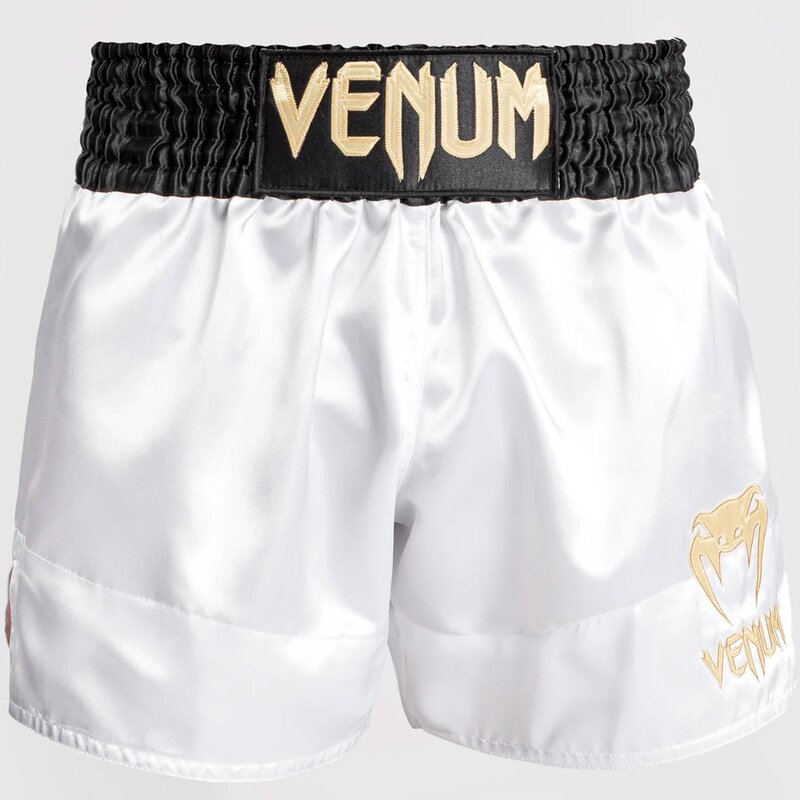 Venum Venum Classic Muay Thai Shorts Black White Gold