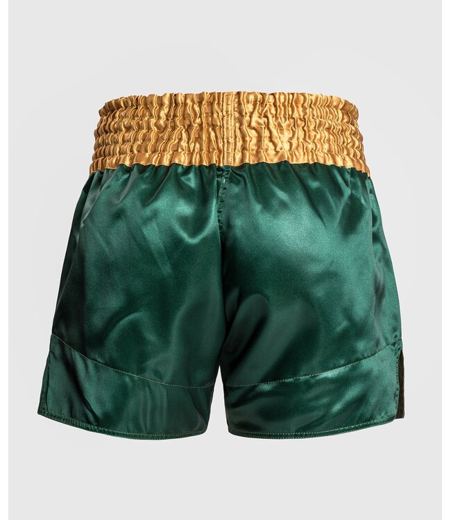 Venum Classic Muay Thai Shorts Groen Goud Wit