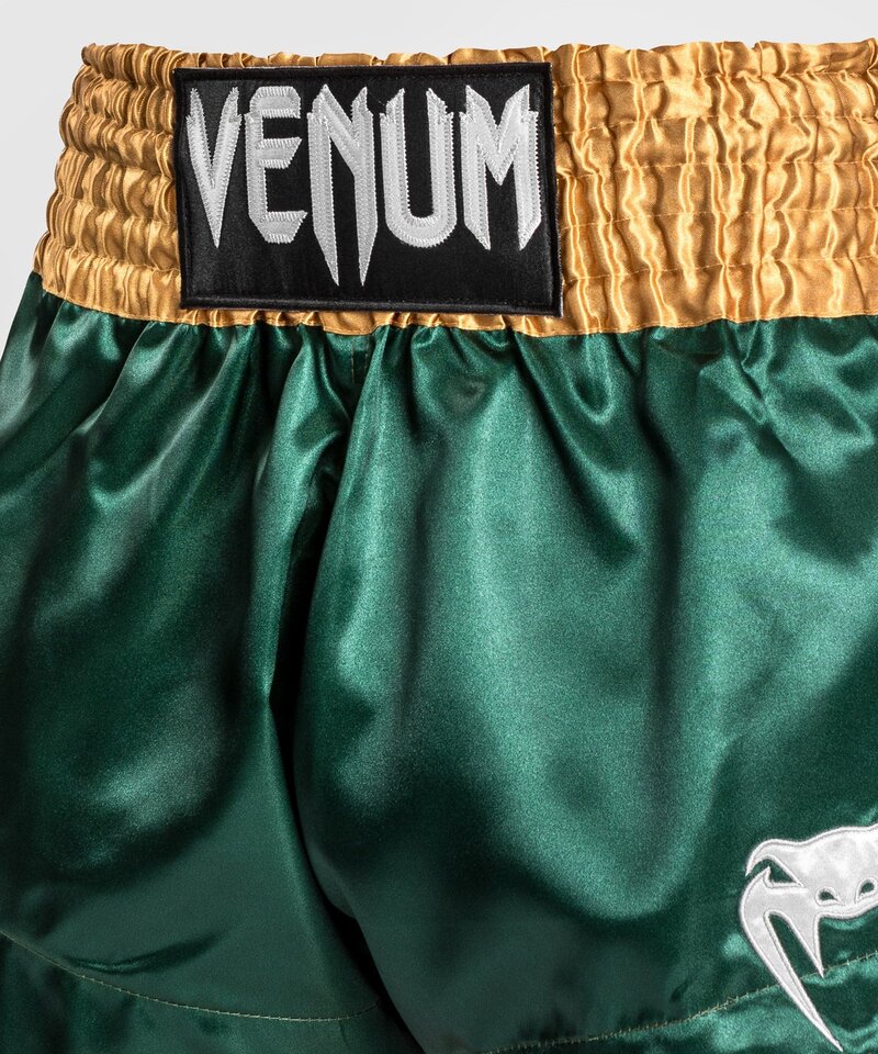 Venum Venum Classic Muay Thai Shorts Grün Gold Weiß