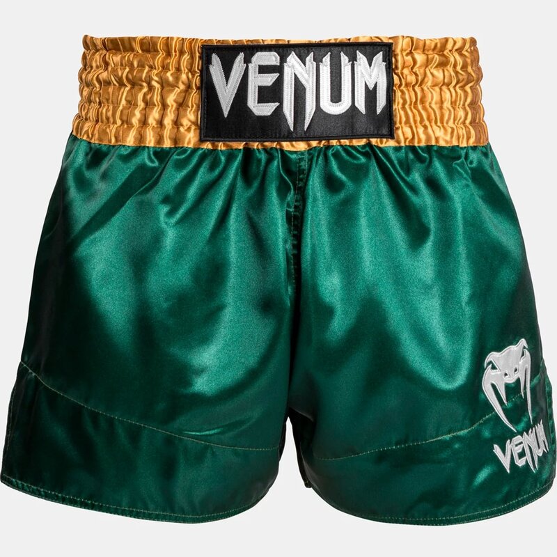 Venum Venum Classic Muay Thai Shorts Green Gold White