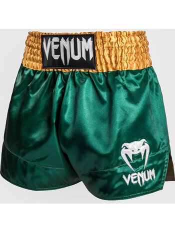 Venum Venum Classic Muay Thai Shorts Green Gold White