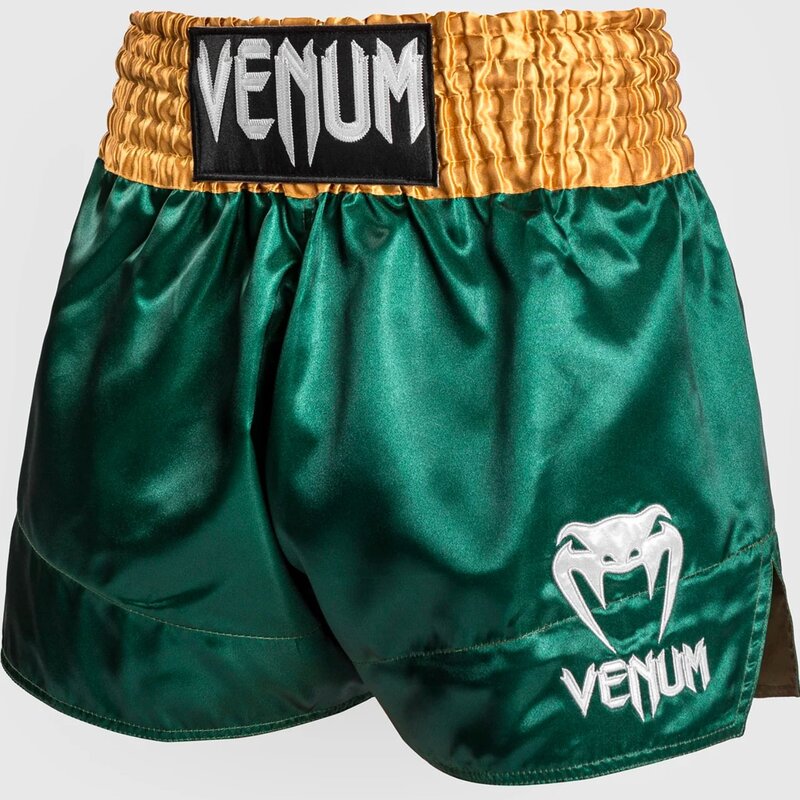 Venum Venum Classic Muay Thai Shorts Green Gold White