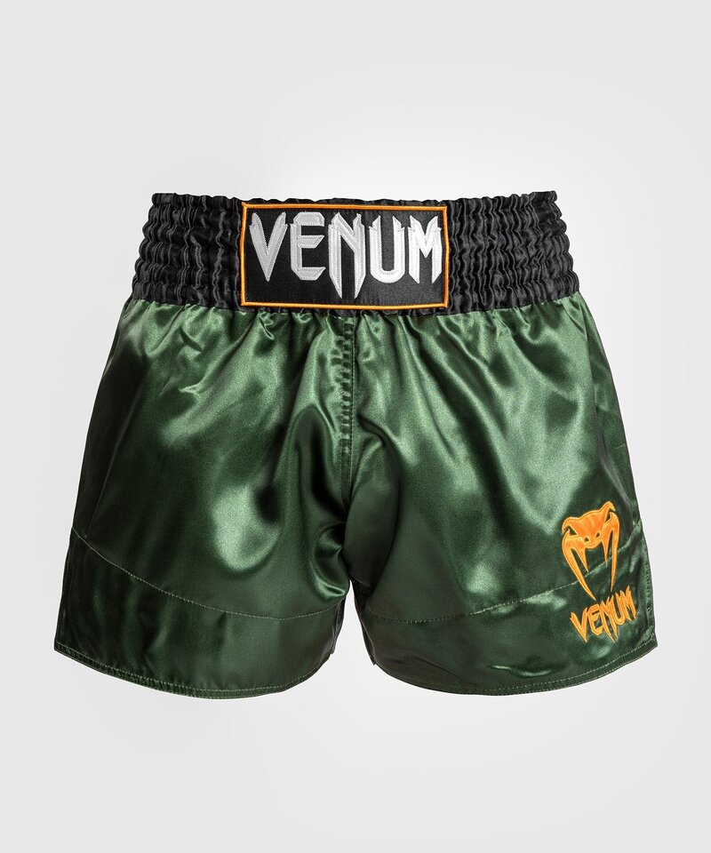 Venum Venum Classic Muay Thai Shorts Grün Schwarz Gold