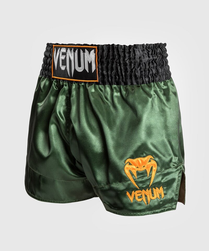 Venum Classic Muay Thaï Short Khaki/White