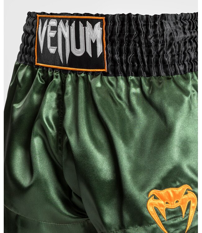 Venum Classic Muay Thai Shorts Green Black Gold