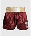 Venum Classic Muay Thai Shorts Bordeaux Gold Weiß