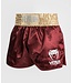 Venum Classic Muay Thai Shorts Bordeaux Goud Wit