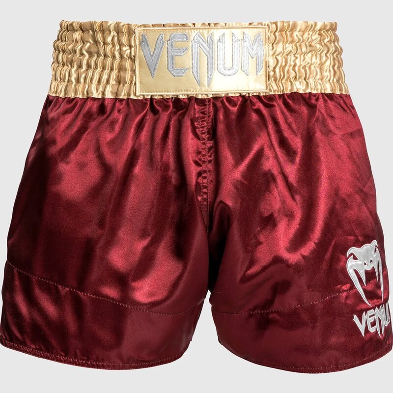 Venum Venum Classic Muay Thai Shorts Bordeaux Goud Wit