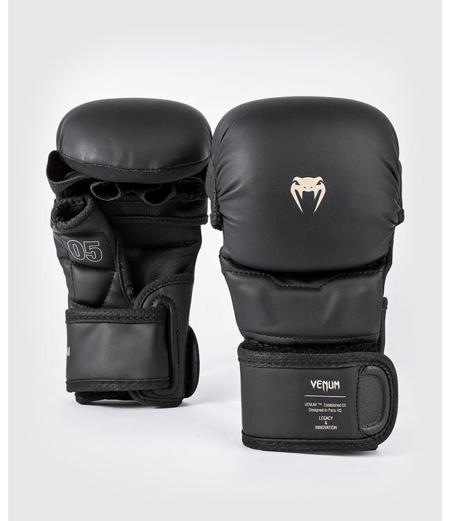 Venum Impact Evo Sparring MMA Handschuhe Schwarz