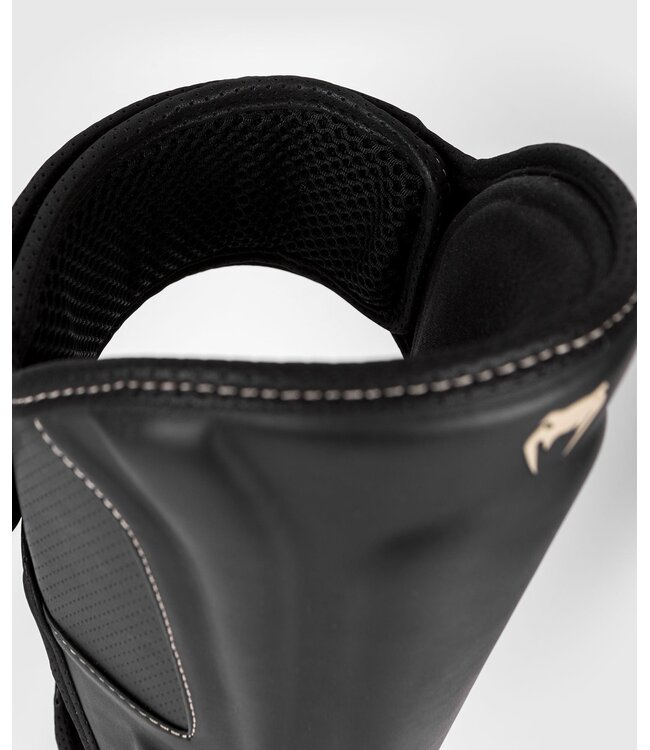 Venum Impact Evo Kickboxing Shinguards Black