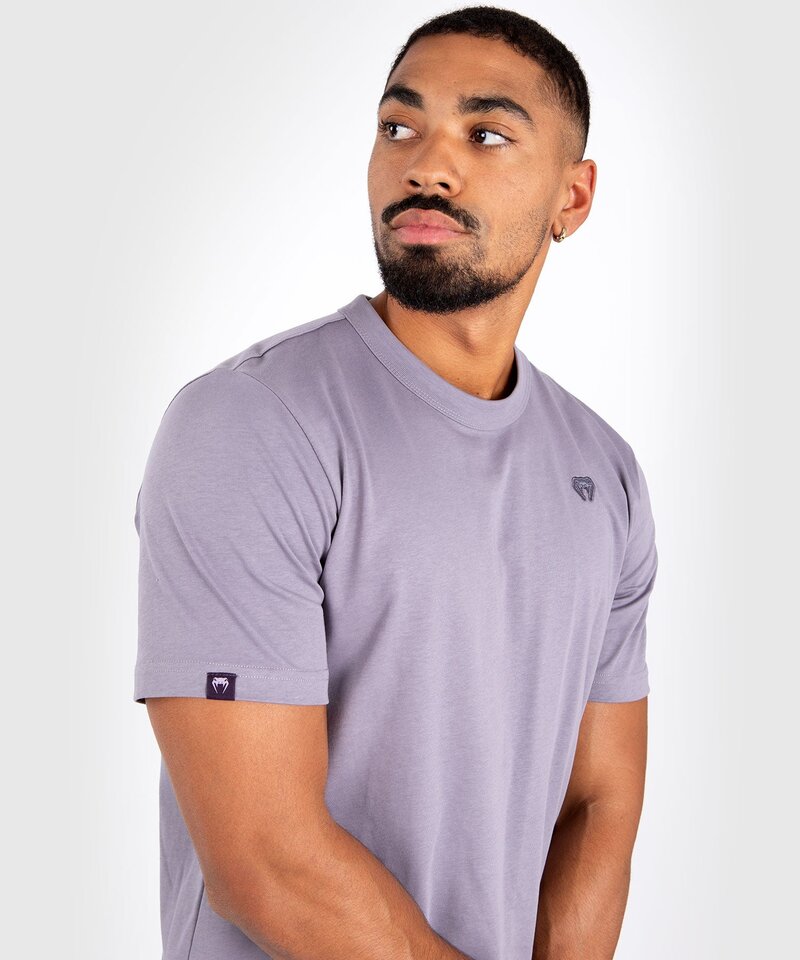 Venum Venum Silent Power T-Shirt Baumwolle Lavendel Grau