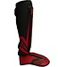 PunchR™ Electric Muay Thai Kickboxing Shinguards Black Red