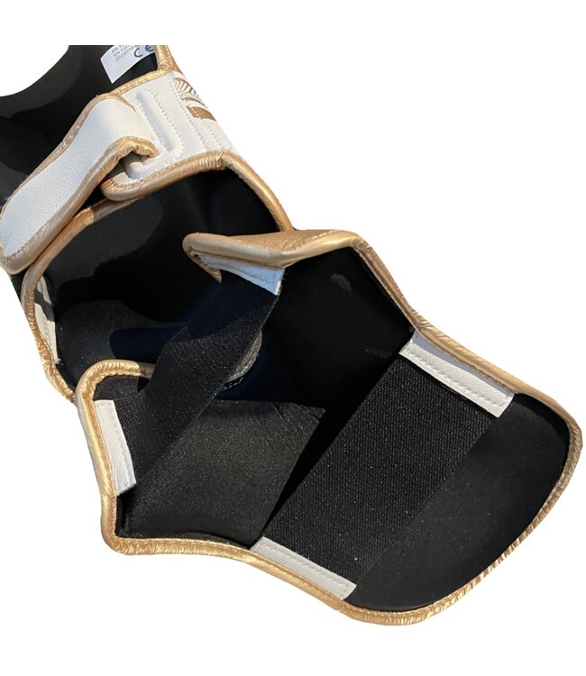 PunchR™  PunchR™ Elektrischer Kickbox-Muay-Thai-Schienbeinschoner, Weißgold