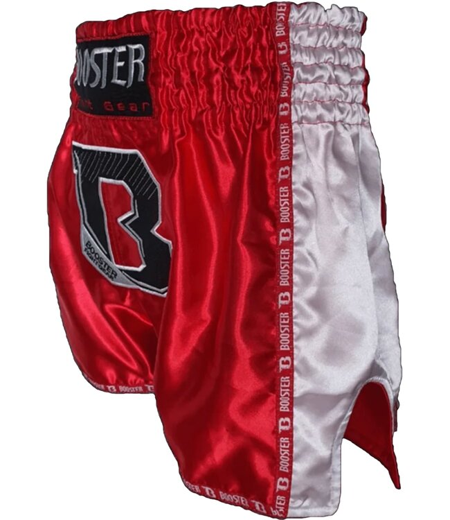 Booster Kickboxing Muay Thai Short TBT Pro Red White
