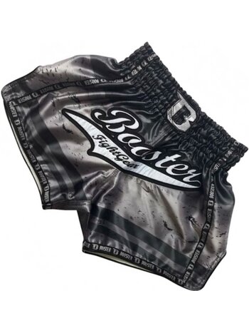 Booster Booster Muay Thai Kickboxing Shorts TBT Chaos 4 Black Silver