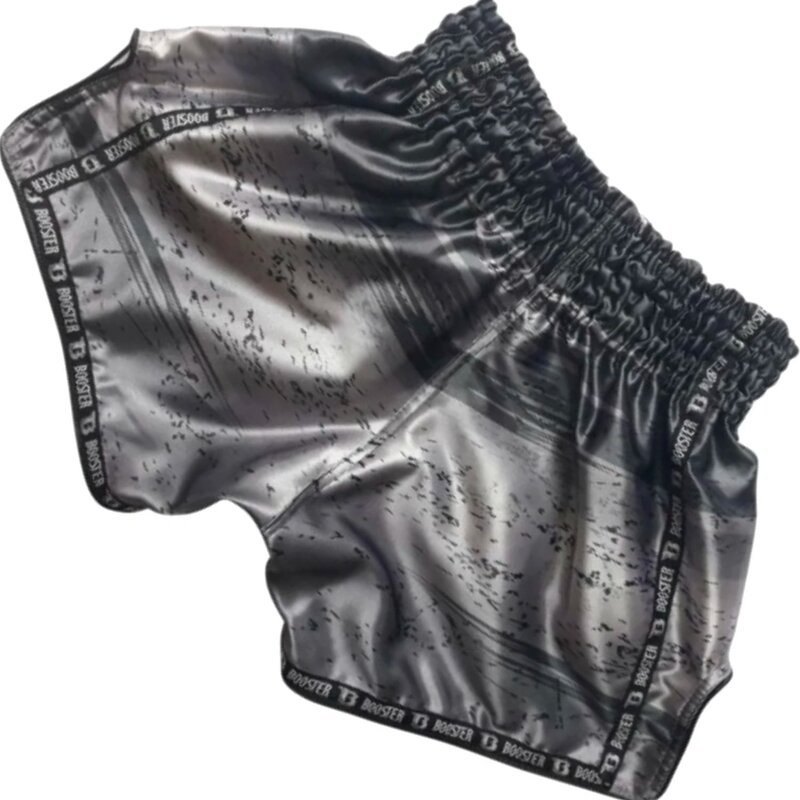 Booster Booster Muay Thai Kickboxen Shorts TBT Chaos 4 Schwarz Silber