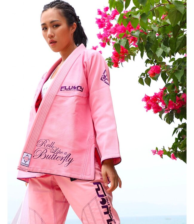 Fluory Fluory Butterfly JiuJitsu BJJ GI Roze