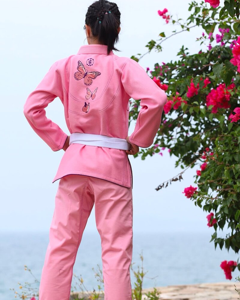 Fluory Fluory Butterfly JiuJitsu BJJ GI Pink