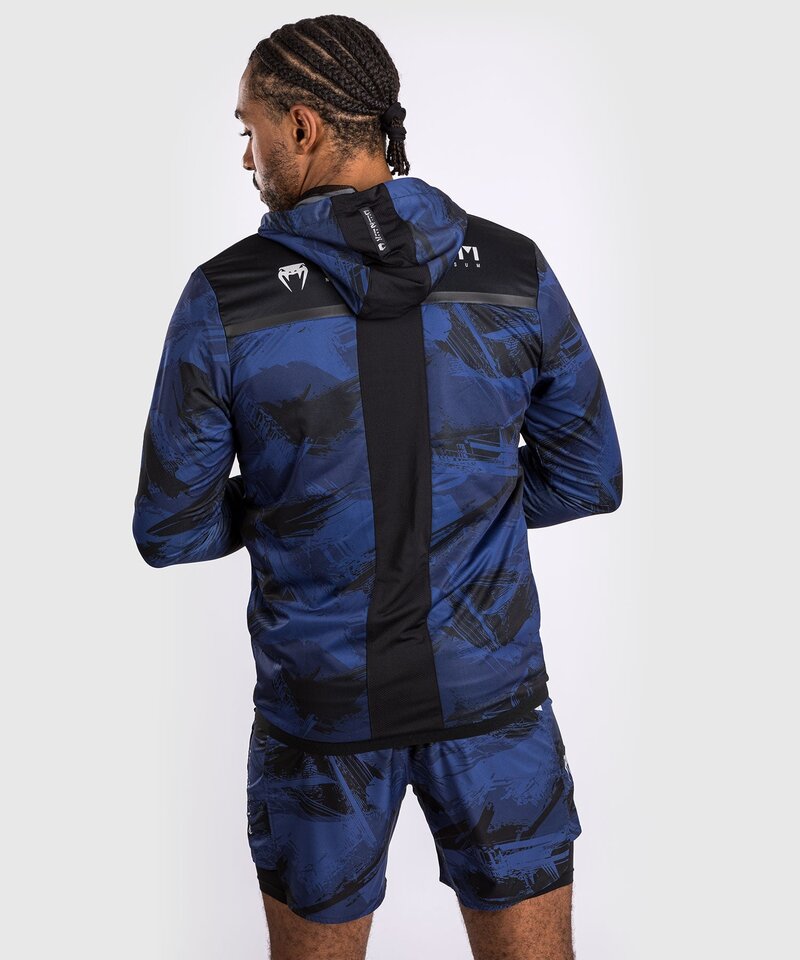 Venum Electron 3.0 Hoodie Track Jacket Navy Blue - FIGHTWEAR SHOP EUROPE