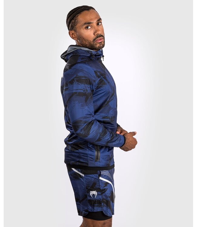 Venum Electron 3.0 Hoodie Track Jacket Navy Blue