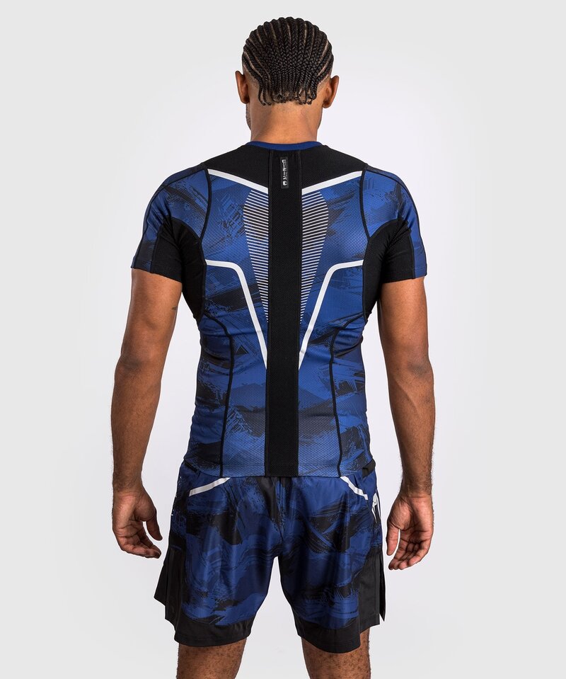 Venum Venum Electron 3.0 Rash Guard Kompressions Shirt Navy