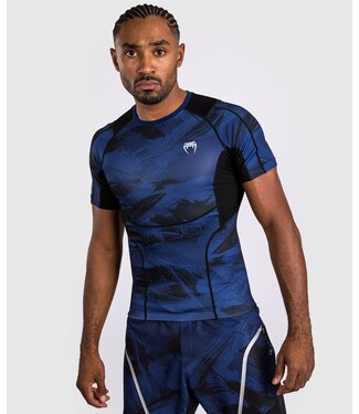 Venum Fightwear – Official Collection - Fightwear Shop Venum Electron 3.0 Rash Guard Kompressions Shirt Navy