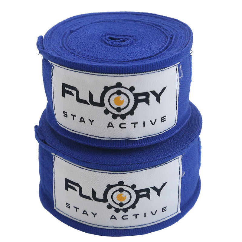 Fluory Fluory Boksbandages Hand Wraps Blauw 300 / 500 cm