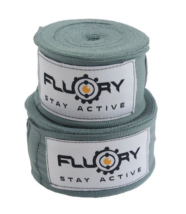 Fluory Fluory Boxing Bandages Hand Wraps Grey 300 / 500 cm