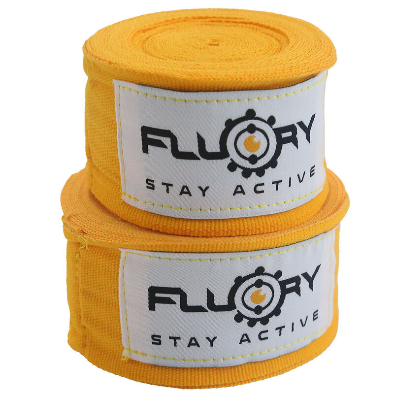 Fluory Fluory Boksbandages Hand Wraps Oranje 300 cm per Paar
