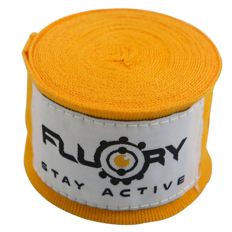 Fluory Fluory Boksbandages Hand Wraps Oranje 300 cm per Paar