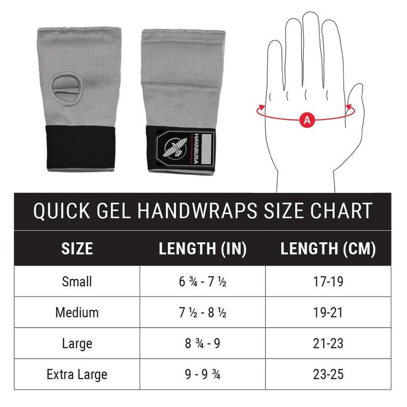 Hayabusa Hayabusa Quick Gel Handwraps Boksbandages Rood