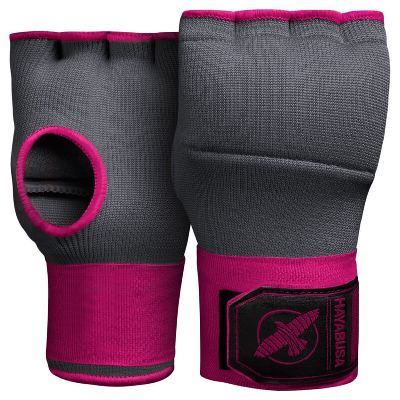 Hayabusa Hayabusa Quick Gel Boxing Hand Wraps Grey Pink