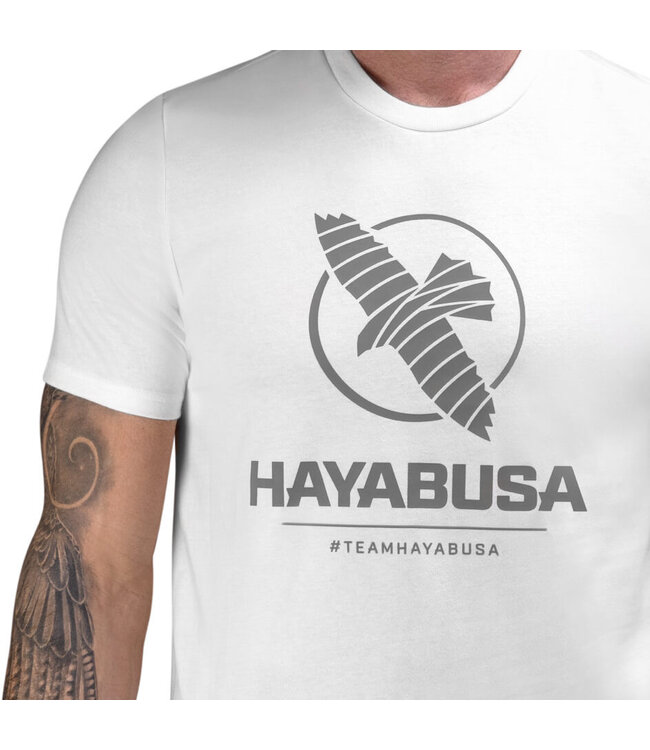 Hayabusa Herren VIP Premium Quality T-Shirt Weiß