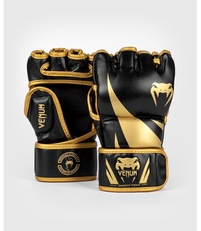 Venum Venum MMA Handschoenen Challenger Zwart Goud Pu-leer